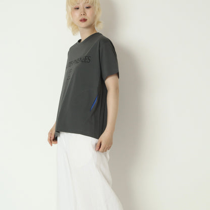 脇ポケット付きロゴTシャツ　623967