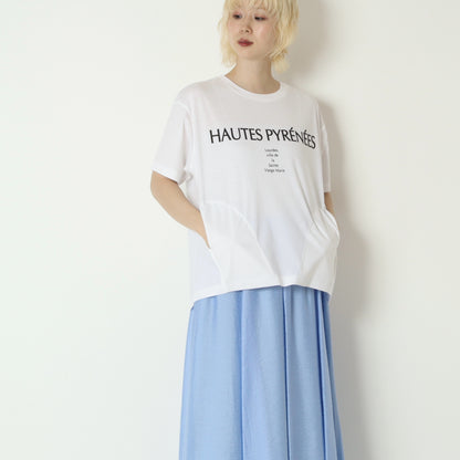 脇ポケット付きロゴTシャツ　623967