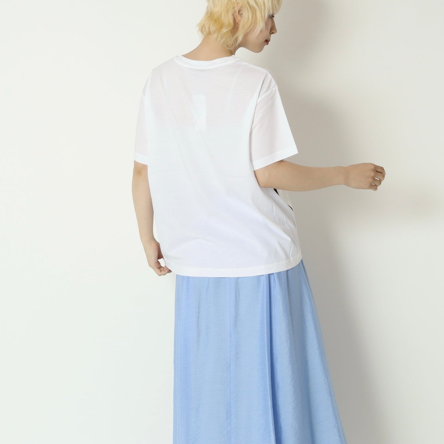 脇ポケット付きロゴTシャツ　623967