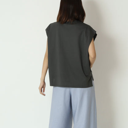 フロントレースタックフレンチTシャツ　633926