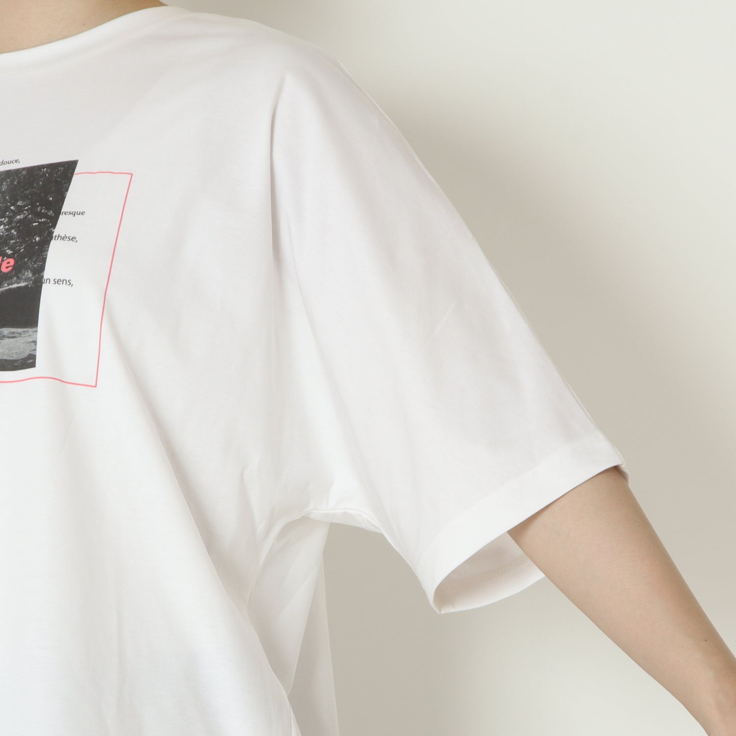 フォトプリントオーバーTシャツ　604071