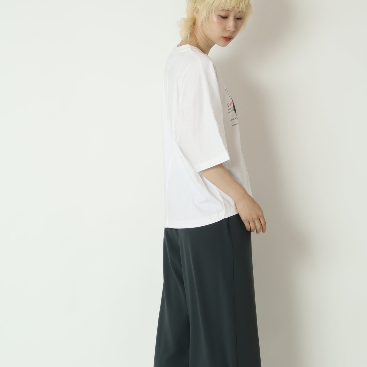 フォトプリントオーバーTシャツ　604071