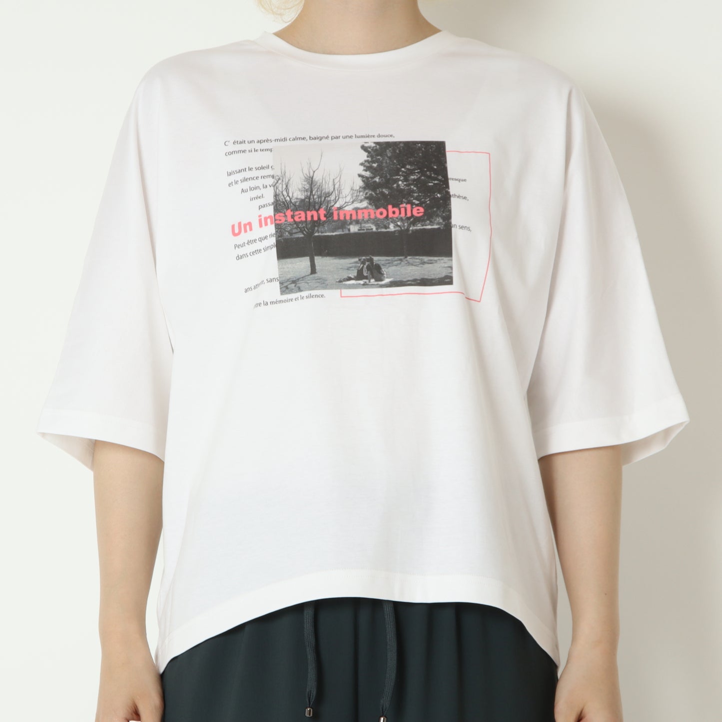フォトプリントオーバーTシャツ　604071