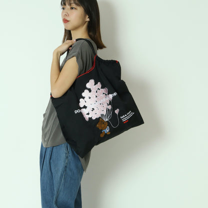 ハートバルーンベアショッピングバッグ　0400010261