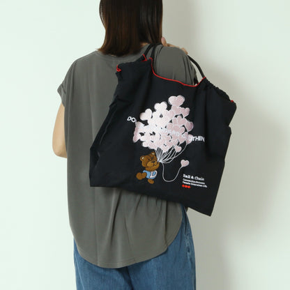 ハートバルーンベアショッピングバッグ　0400010261