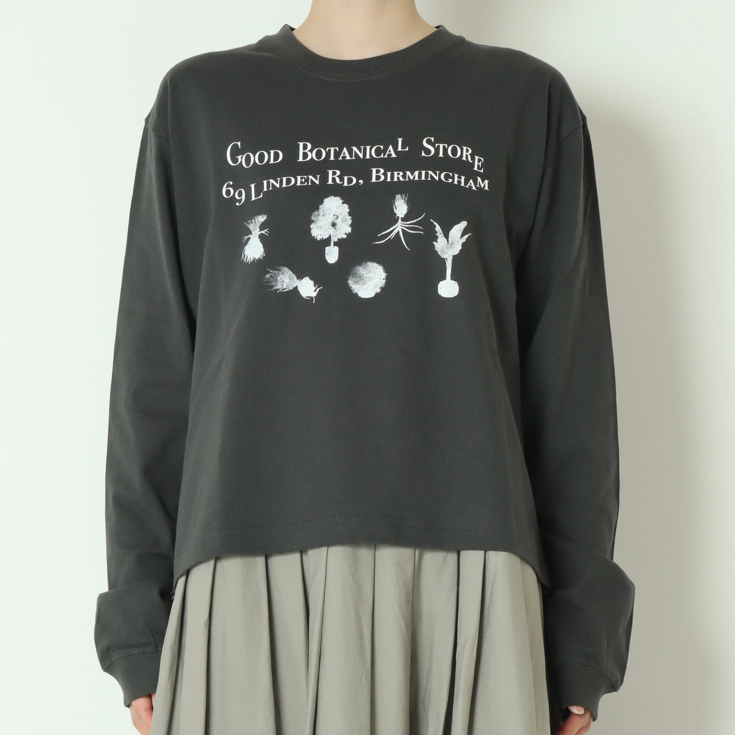 スピンドルディティールロングスリーブT  BO26-435T