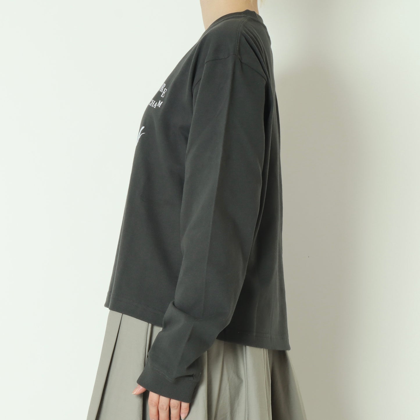 スピンドルディティールロングスリーブT  BO26-435T