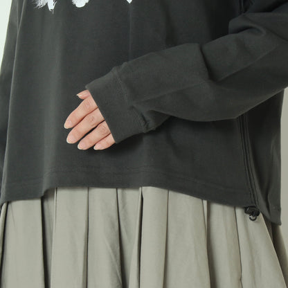 スピンドルディティールロングスリーブT  BO26-435T