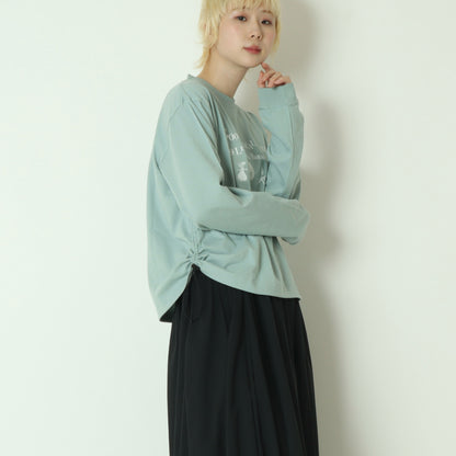 スピンドルディティールロングスリーブT  BO26-435T