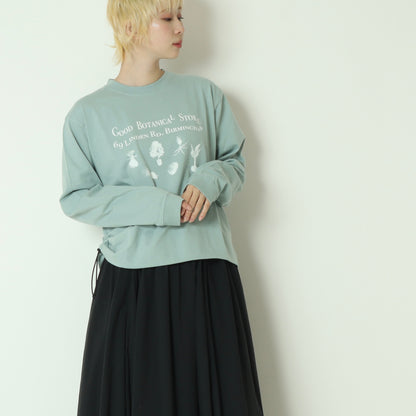 スピンドルディティールロングスリーブT  BO26-435T