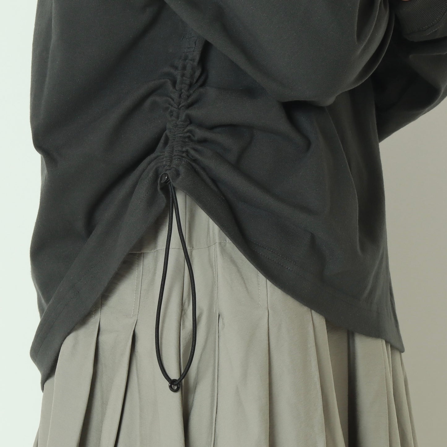 スピンドルディティールロングスリーブT  BO26-435T