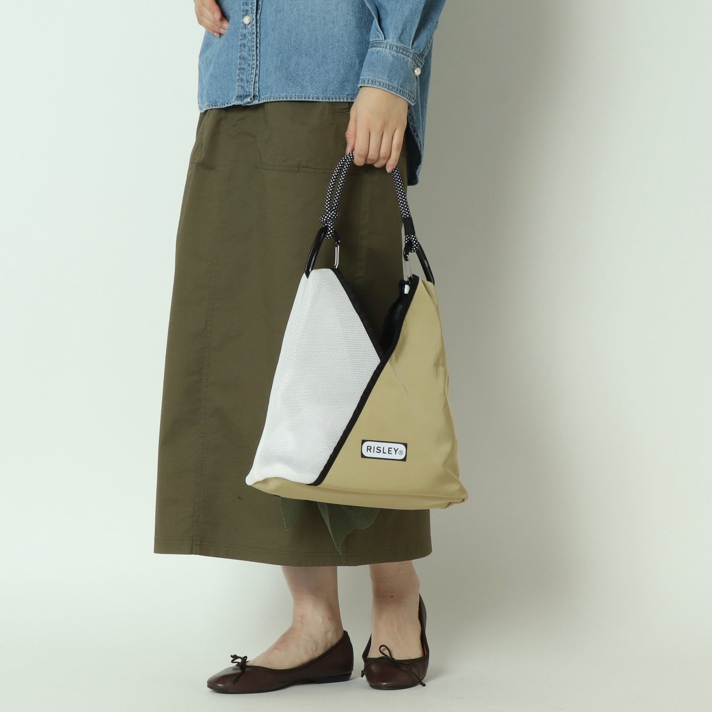 フリルメッシュミニトライアングルバッグ　R2601TMM47