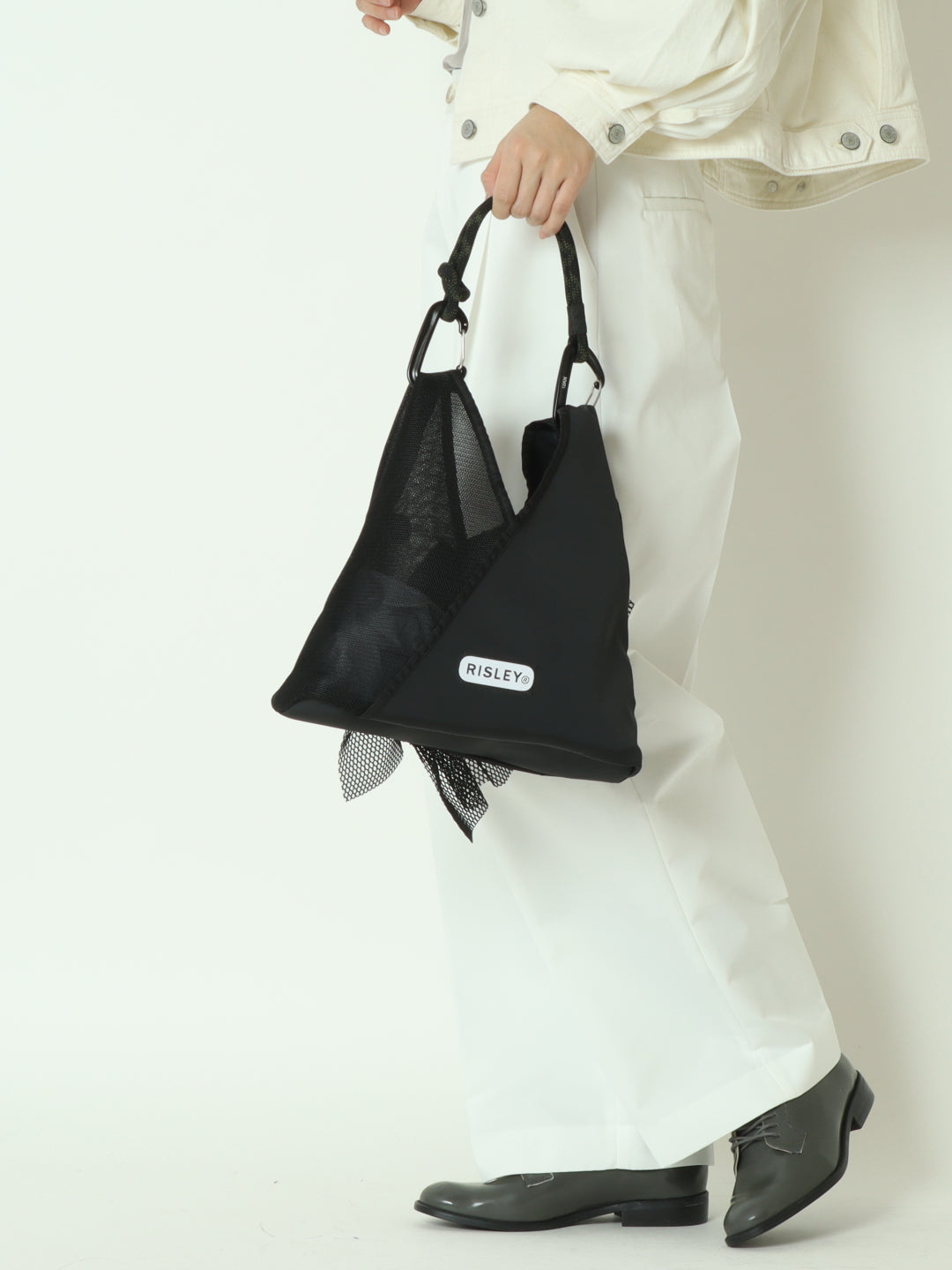 フリルメッシュミニトライアングルバッグ　R2601TMM47