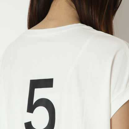 フレンチスリーブバックロゴTシャツ　826528