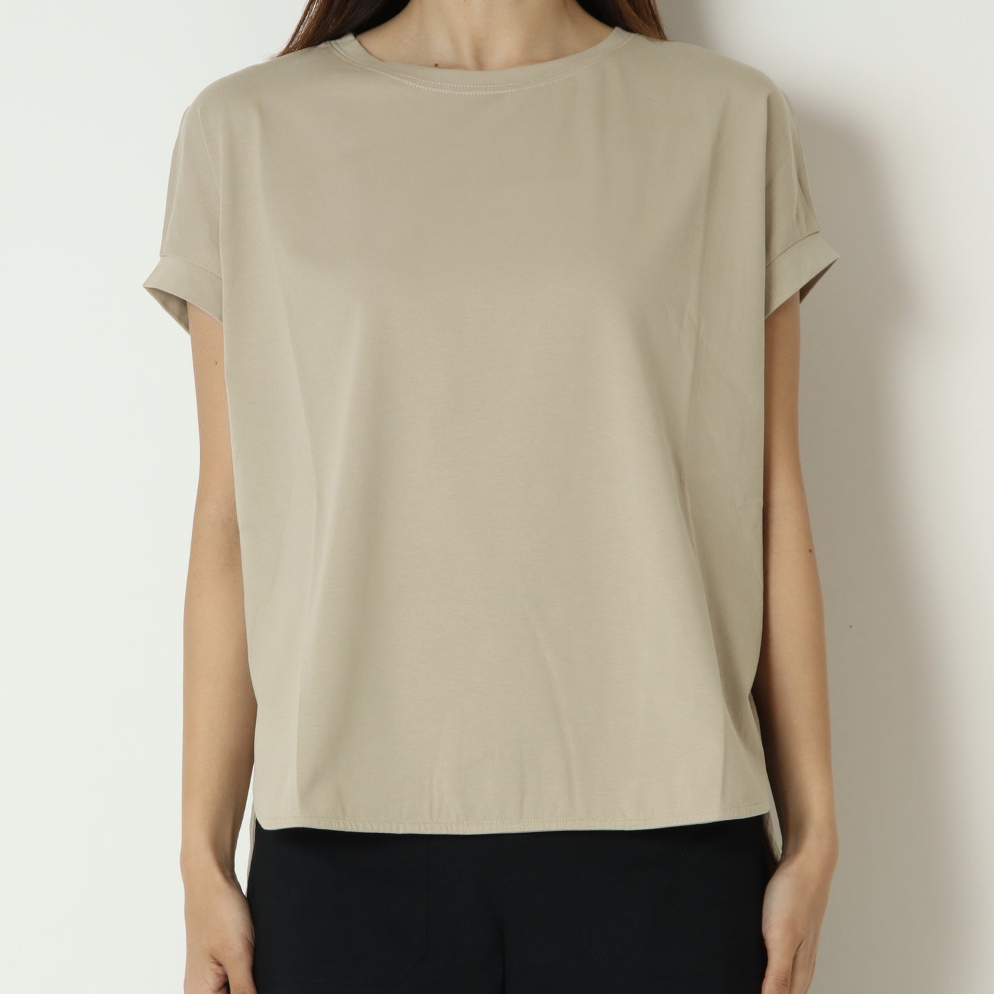 フレンチスリーブバックロゴTシャツ　826528