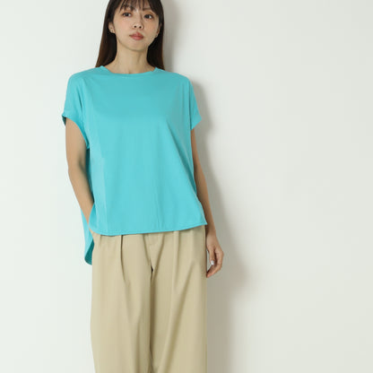 フレンチスリーブバックロゴTシャツ　826528