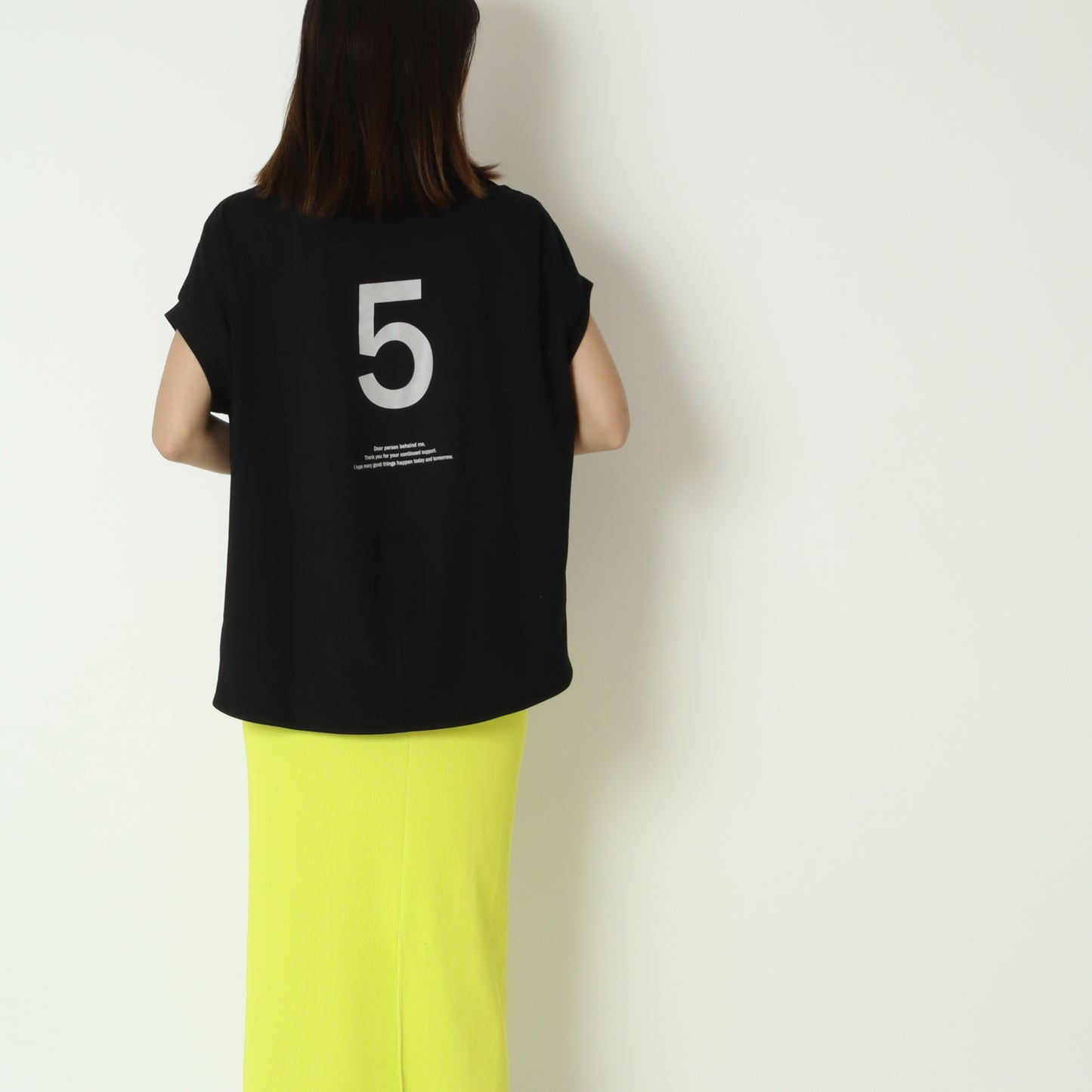 フレンチスリーブバックロゴTシャツ　826528