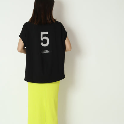 フレンチスリーブバックロゴTシャツ　826528