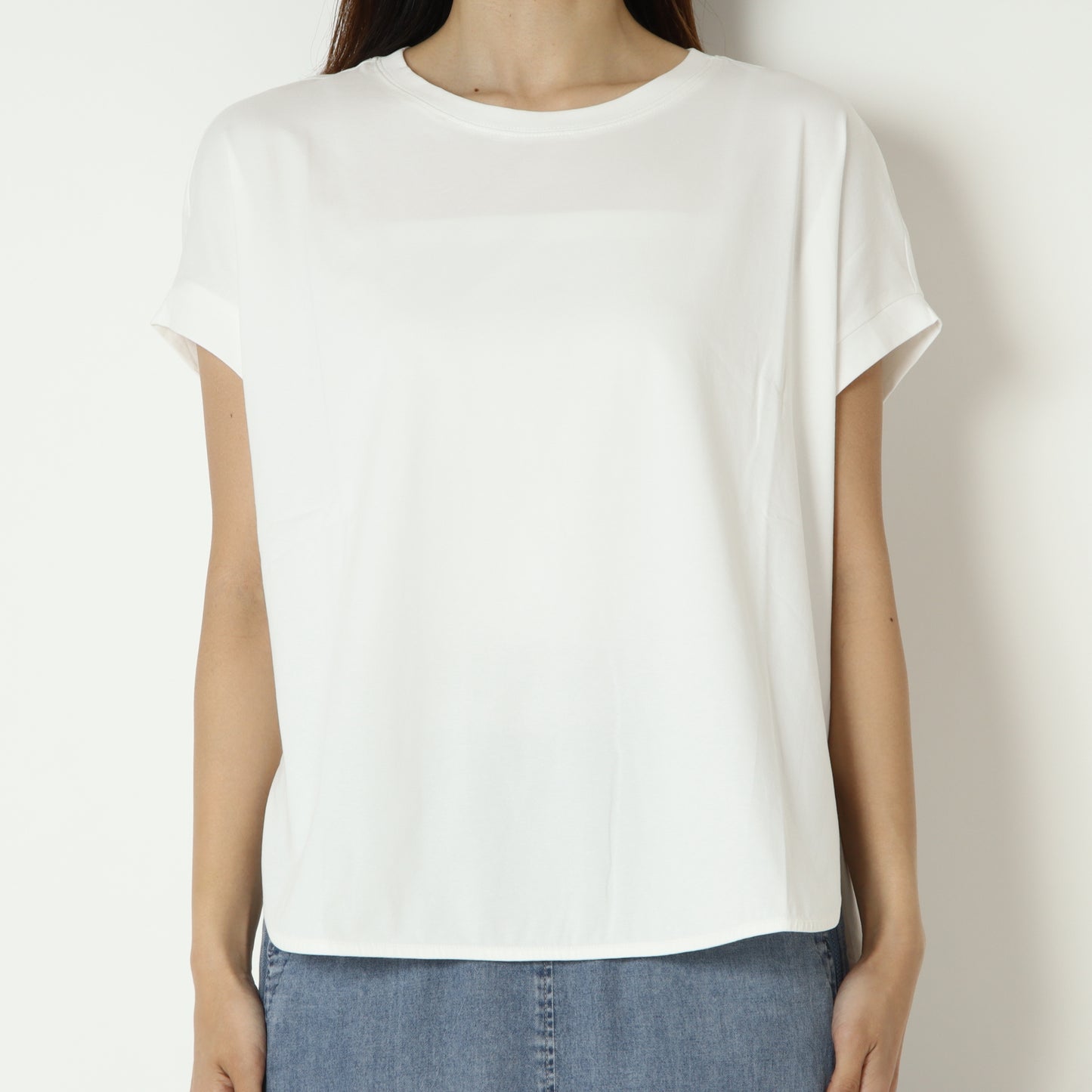 フレンチスリーブバックロゴTシャツ　826528