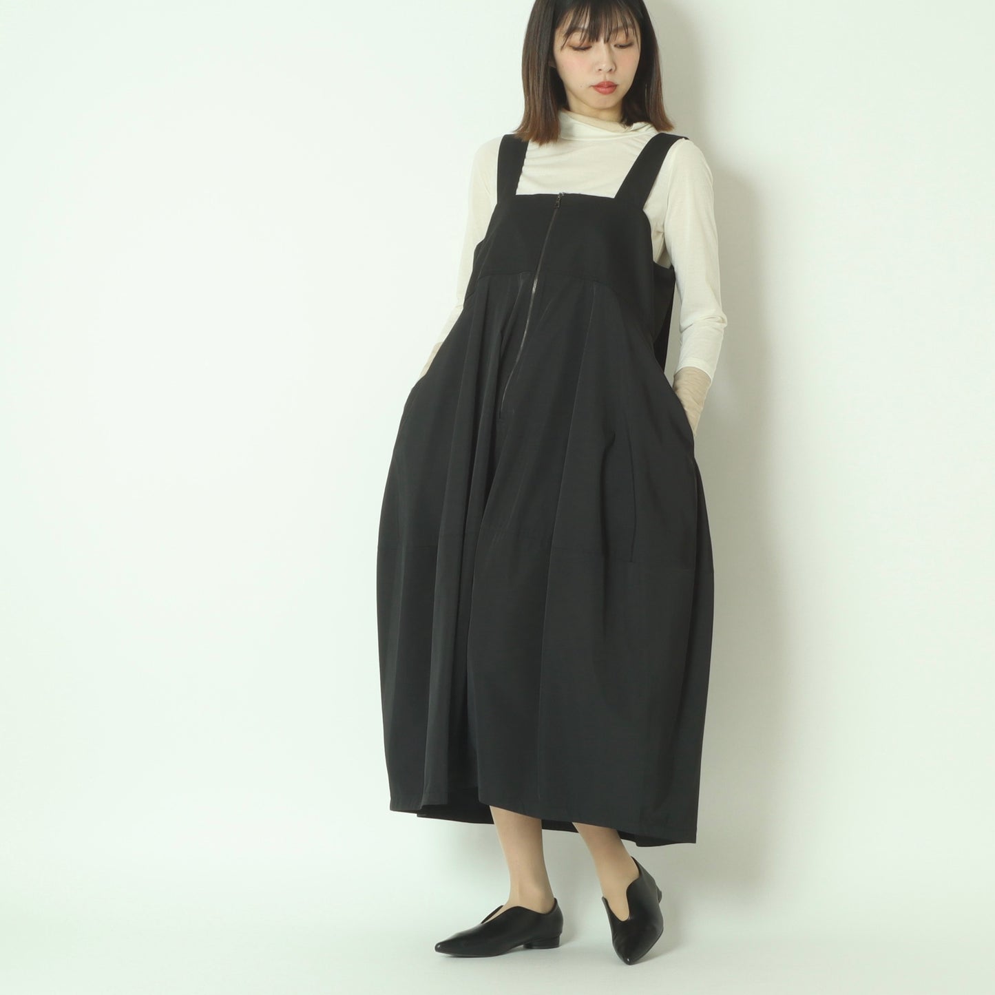 コクーンジャンパースカート  H326109