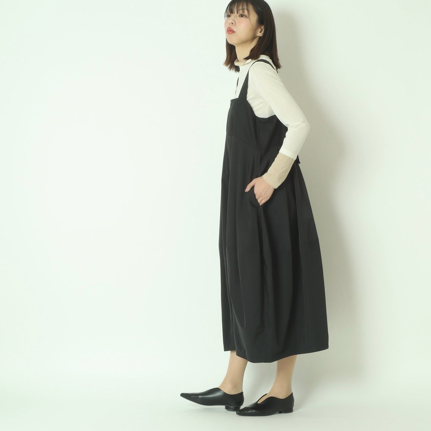 コクーンジャンパースカート  H326109