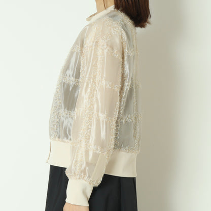 シアーチュールカーディガン　H226102