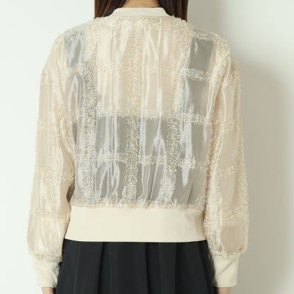 シアーチュールカーディガン　H226102