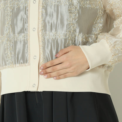 シアーチュールカーディガン　H226102