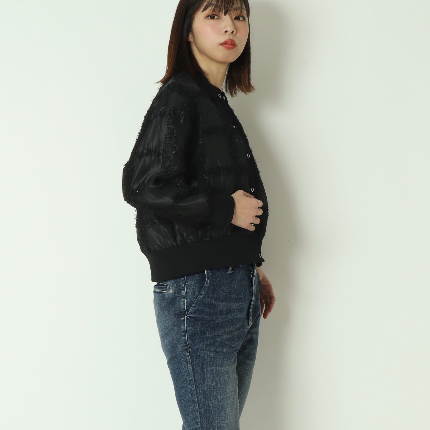 シアーチュールカーディガン　H226102