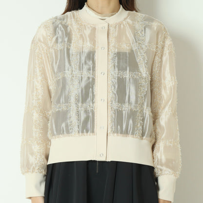 シアーチュールカーディガン　H226102