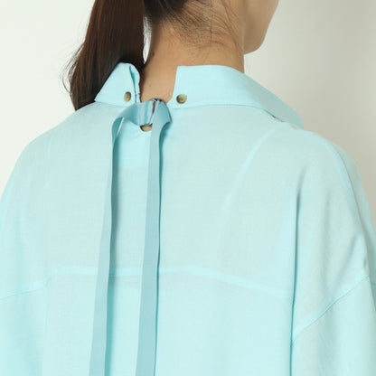 バックグログランテープブラウス   H426113