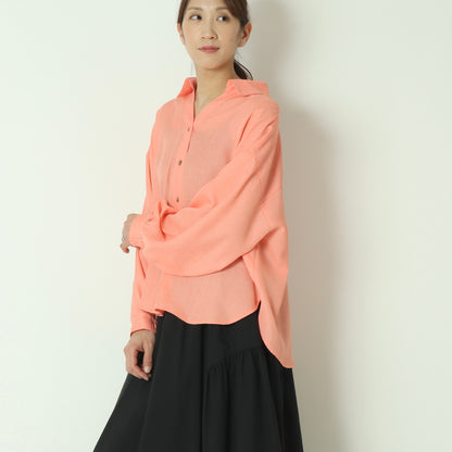 バックグログランテープブラウス   H426113