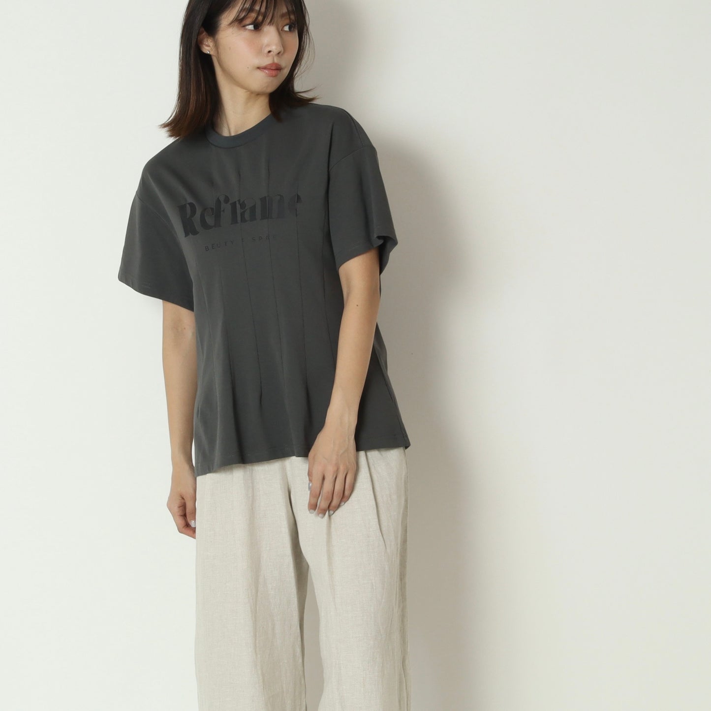 ロゴリラックスTシャツ　Ｈ526110
