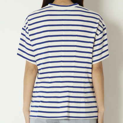 リフレイムボーダーロゴリラックスTシャツ　Ｈ526114