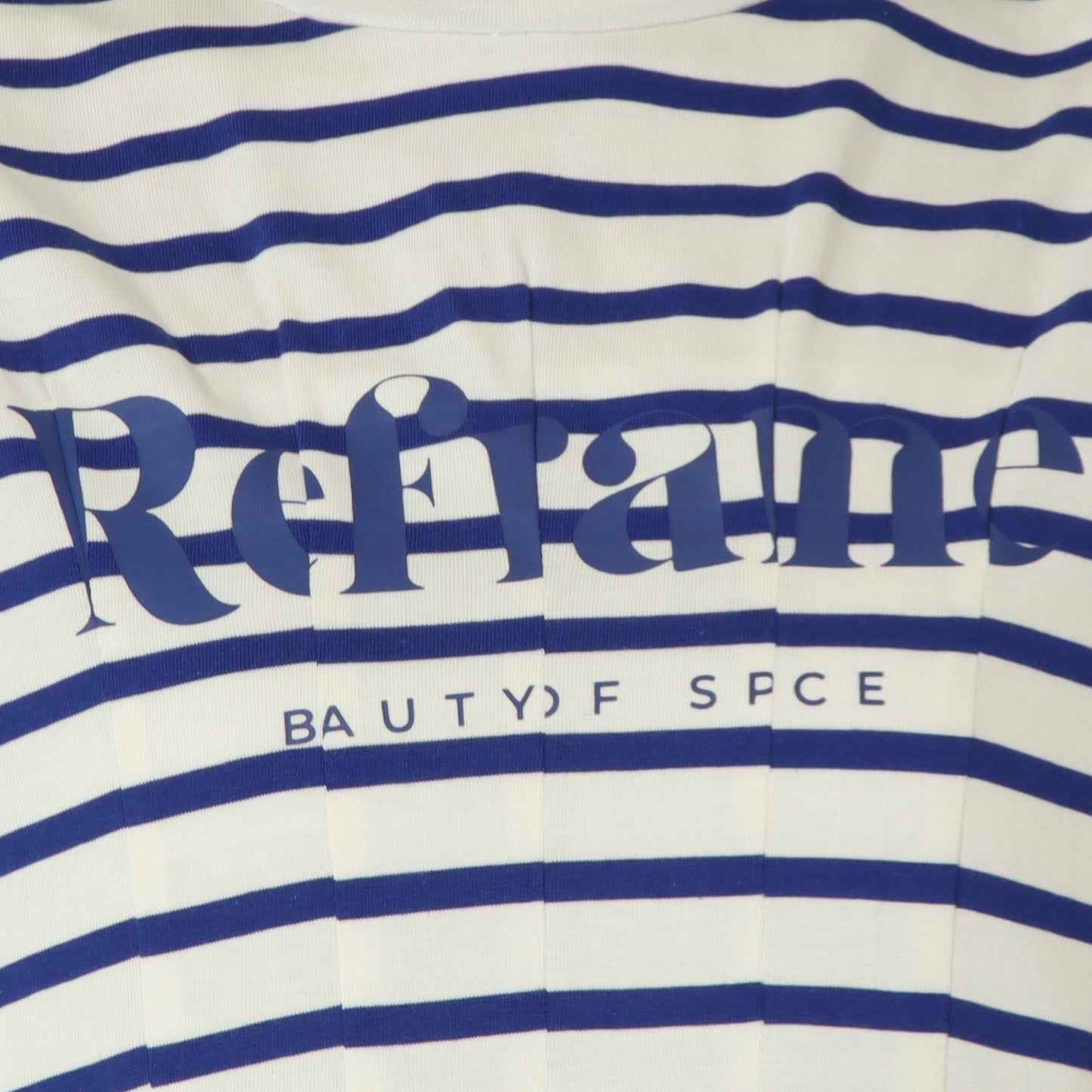 リフレイムボーダーロゴリラックスTシャツ　Ｈ526114
