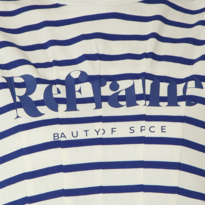 リフレイムボーダーロゴリラックスTシャツ　Ｈ526114