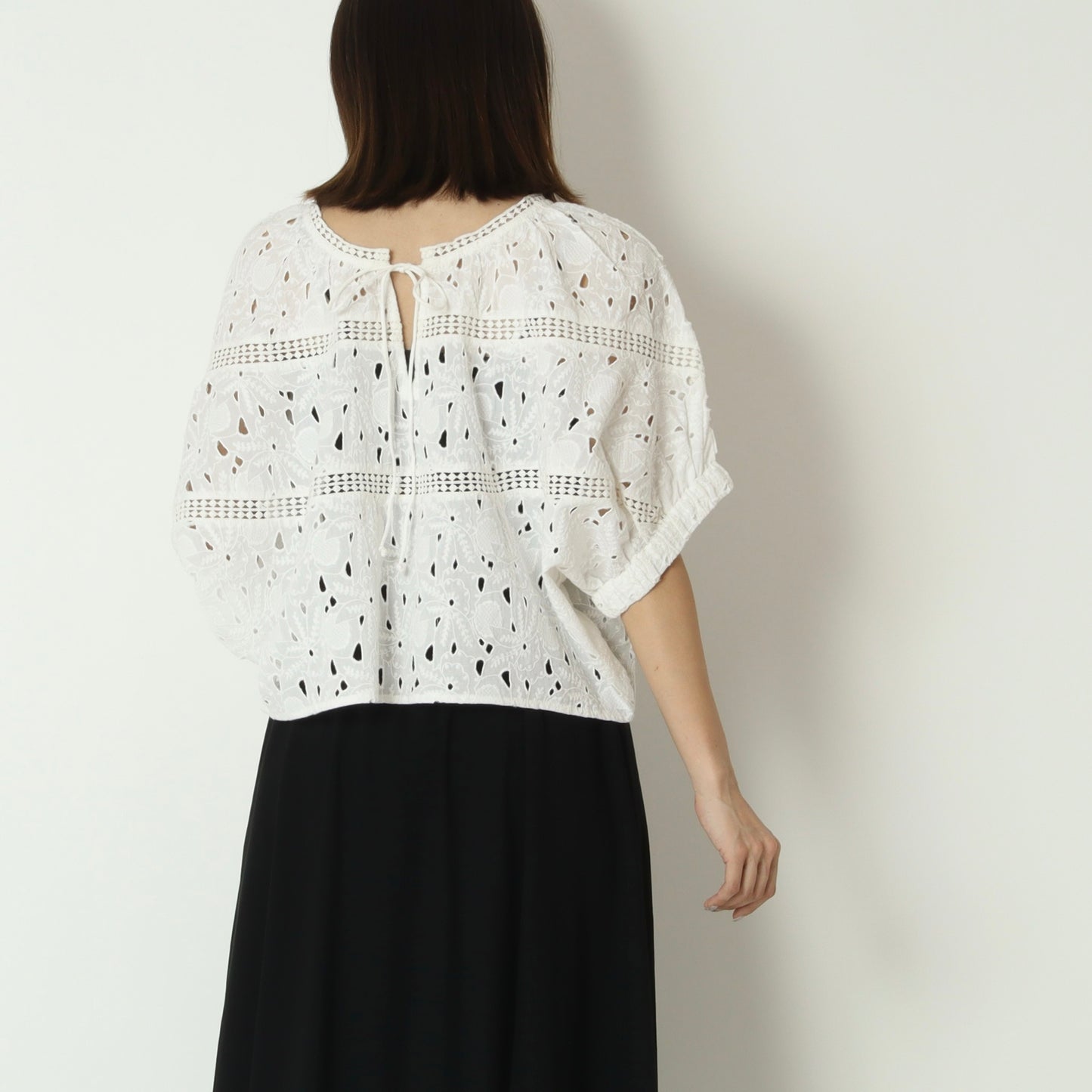 インドカットワークレーストップス　6265-596