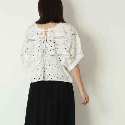 インドカットワークレーストップス　6265-596