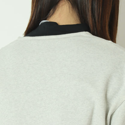 ラメニットクロップド丈カーディガン　261A3111