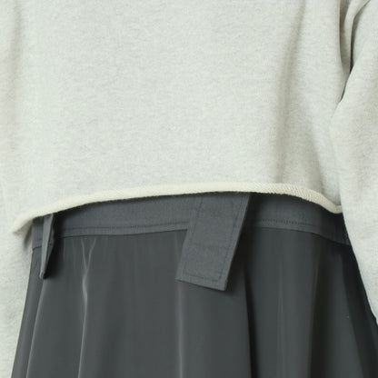 ラメニットクロップド丈カーディガン　261A3111