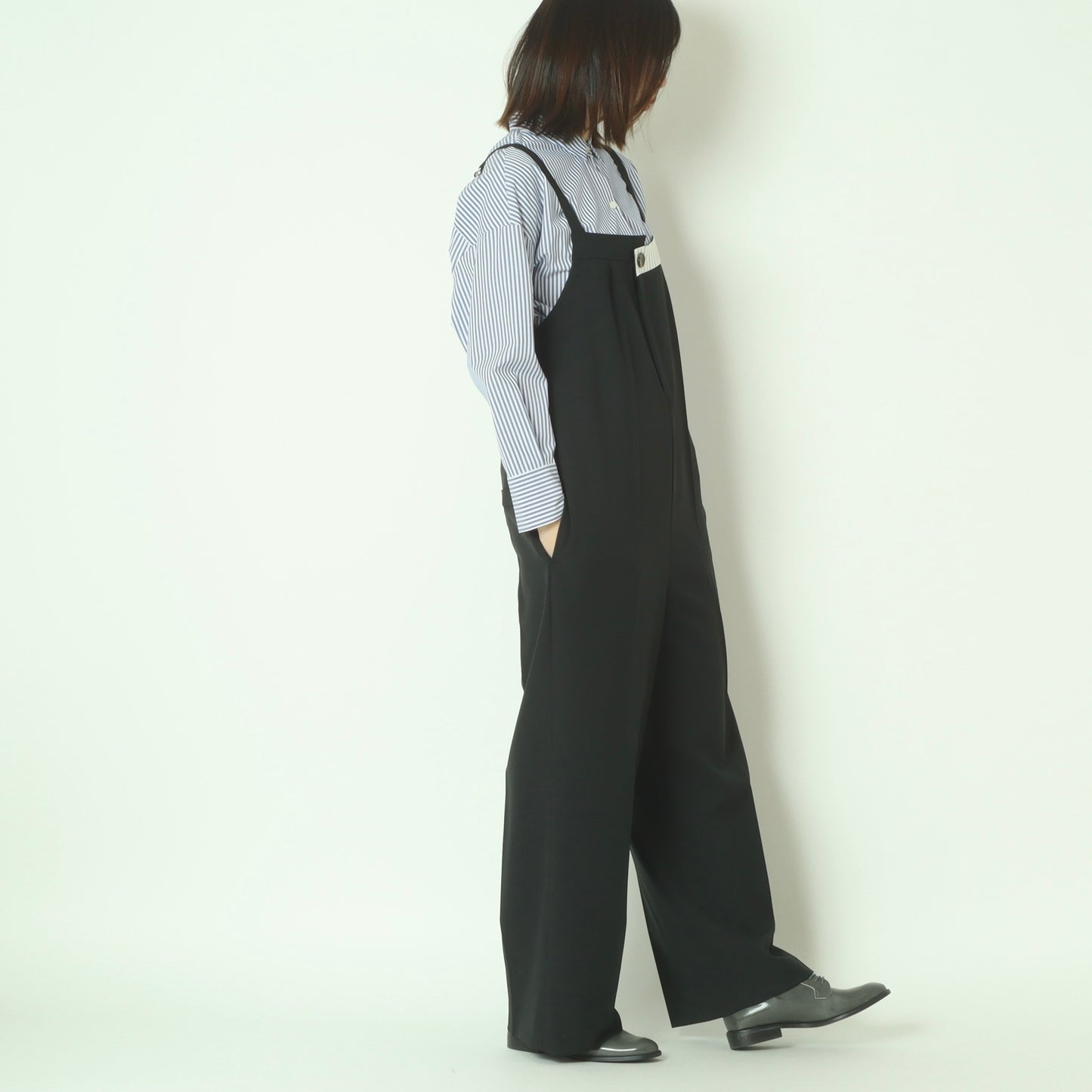 フロントアシンメトリーサロペット　261A1304