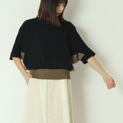 配色ドルマンブラウス  601201