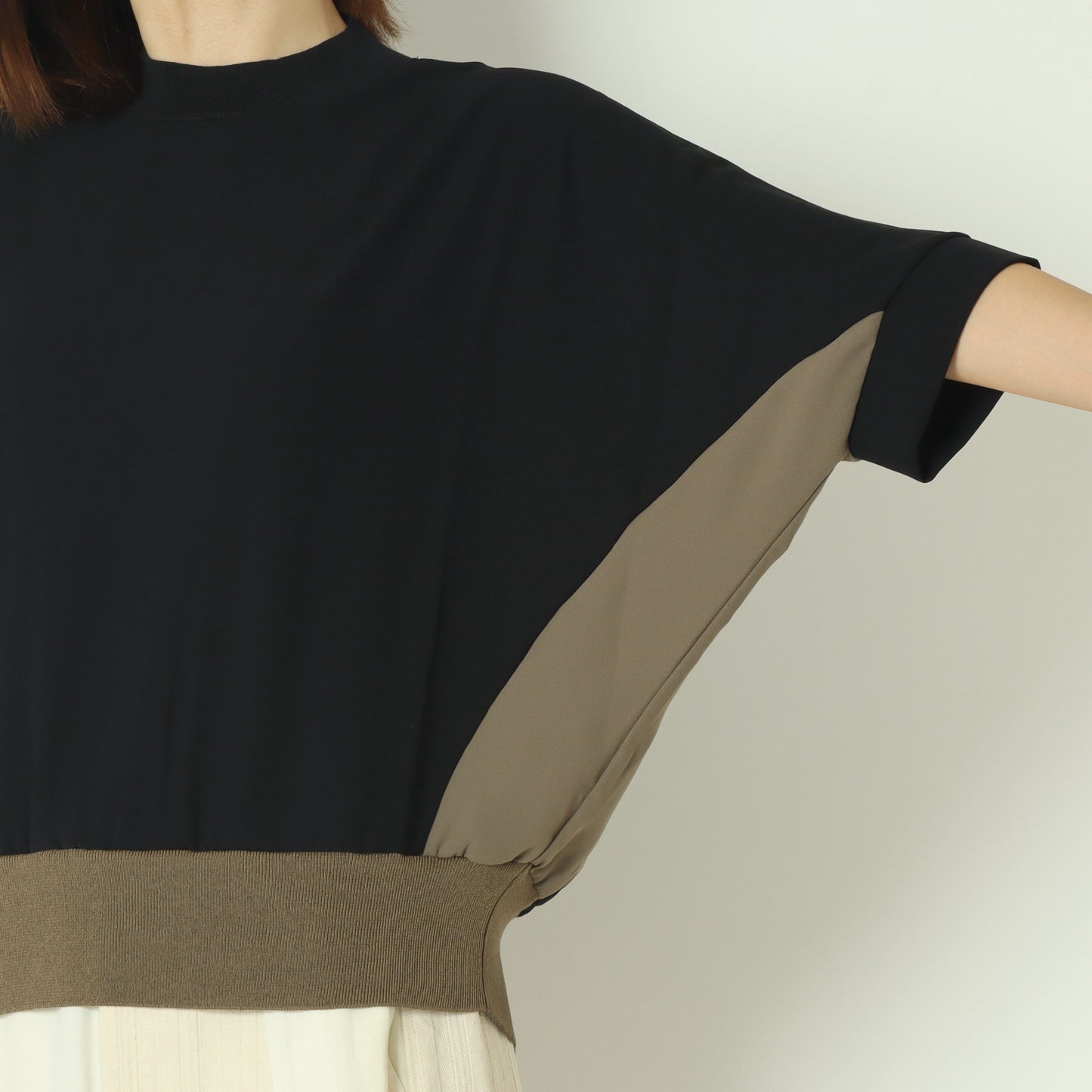 配色ドルマンブラウス  601201