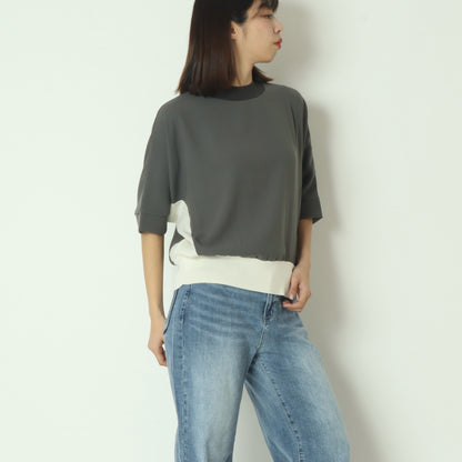 配色ドルマンブラウス  601201