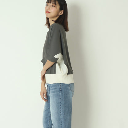 配色ドルマンブラウス  601201