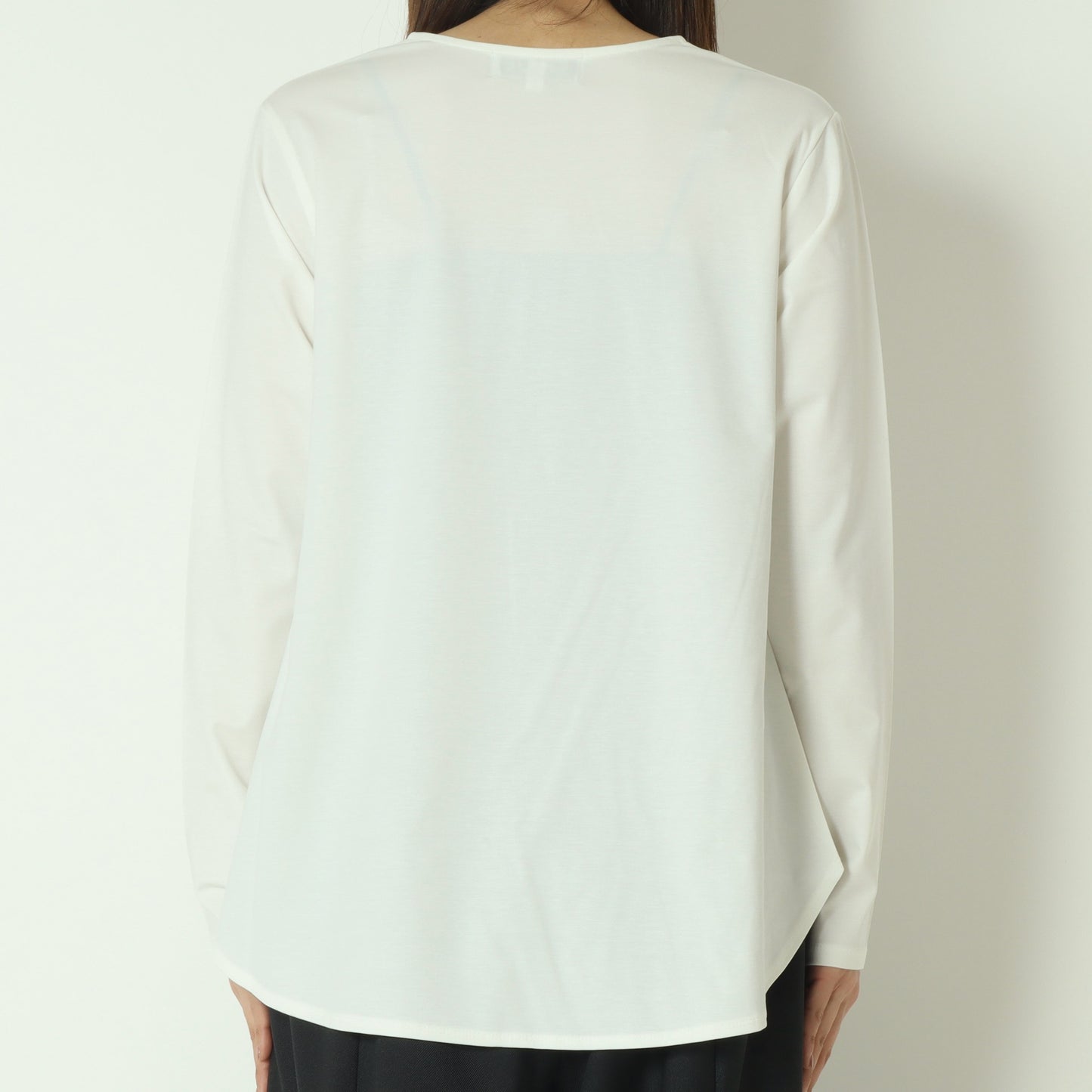 レイヤードクルーネックカットソー　601104