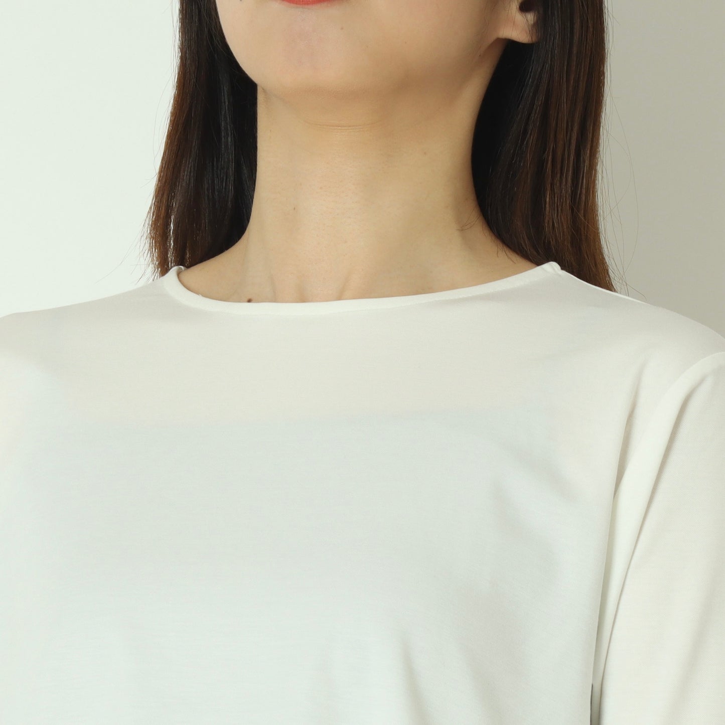 レイヤードクルーネックカットソー　601104