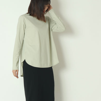 レイヤードクルーネックカットソー　601104