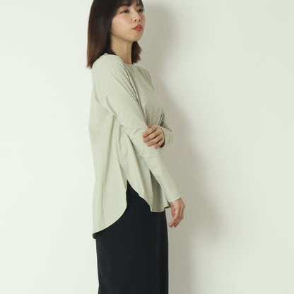 レイヤードクルーネックカットソー　601104