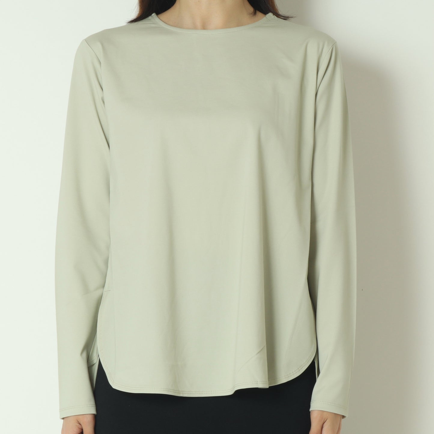 レイヤードクルーネックカットソー　601104